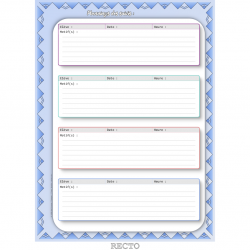 Double page : plannings des...